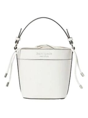 NWT Kate Spade Cameron Small Bucket Bag White 6734